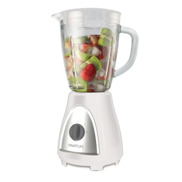 SMARTLIFE LICUADORA 1,5LTS JARRA DE VIDRIO 400W SL-BL1008PN - Imagen 2