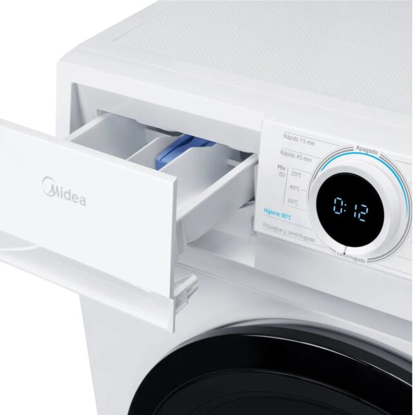 LAVARROPAS MIDEA CARGA FRONTAL 6KG BLANCO - Imagen 3