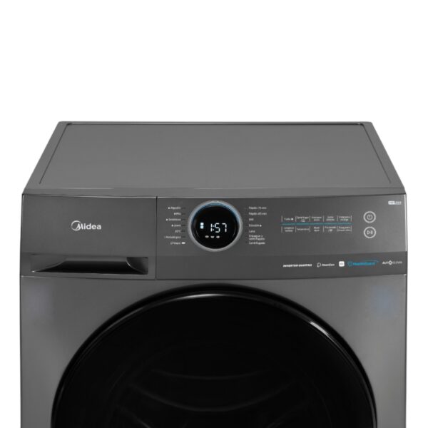 LAVARROPAS MIDEA CARGA FRONTAL INVERTER SMART 8KG TITANIUM - Imagen 4