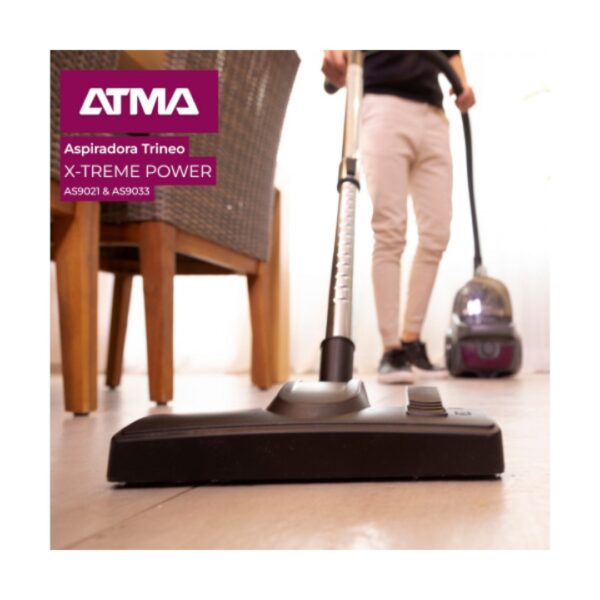 ASPIRADORA TRINEO X-TREME POWER 1.5 LITROS 2000W ATMA 94AS9021PI - Imagen 2