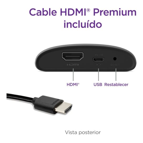 ROKU EXPRESS 3960 HD DISPOSITIVO DE STREAMING CON CONTROL REMOTO - Imagen 7