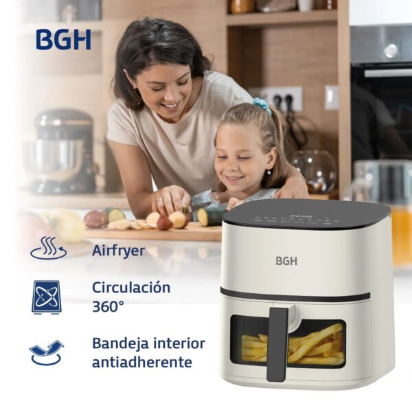 BGH FREIDORA DE AIRE 5.2LTS DIGITAL BAF52G24 - Imagen 4