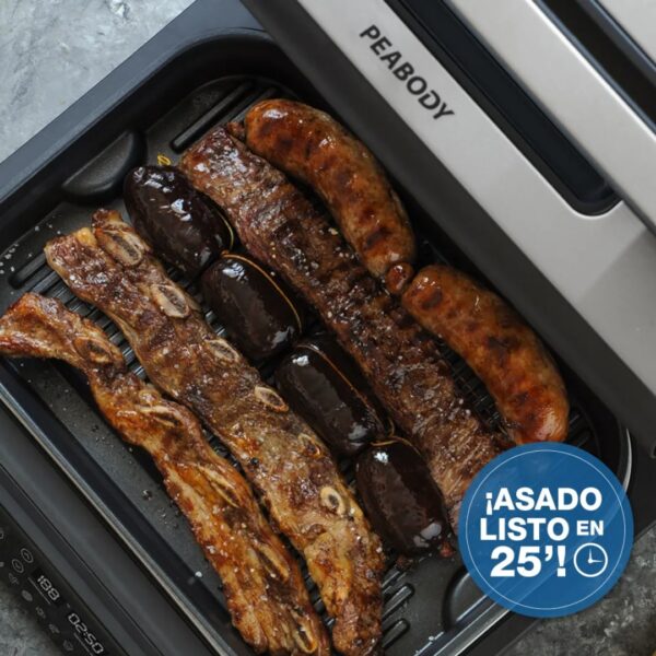 FREIDORA DE AIRE PEABODY Pe-afg03n 7LTS NEGRA 1.8kw COLOR NEGRO - Imagen 9