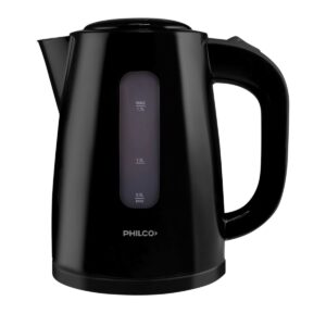 PAVA ELÉCTRICA HERVIDORA NEGRA 1.7LTS PHILCO