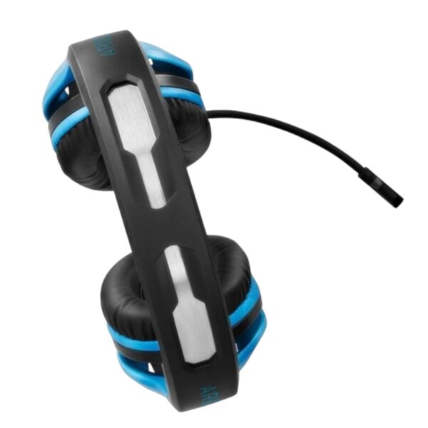 AURICULARES GAMER NOBLEX HP600GM X SOUND MICRÓFONO COLOR NEGRO/AZUL - Imagen 6