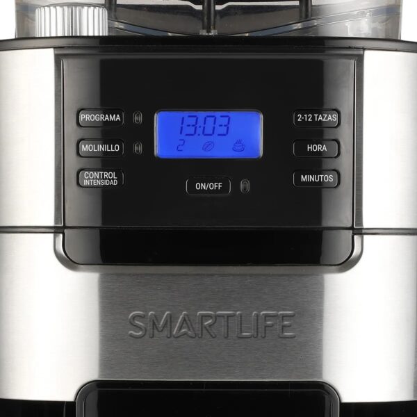 SMARTLIFE CAFETERA FILTRO DIG CON MOLINILLO SL CMDG1025 - Imagen 7