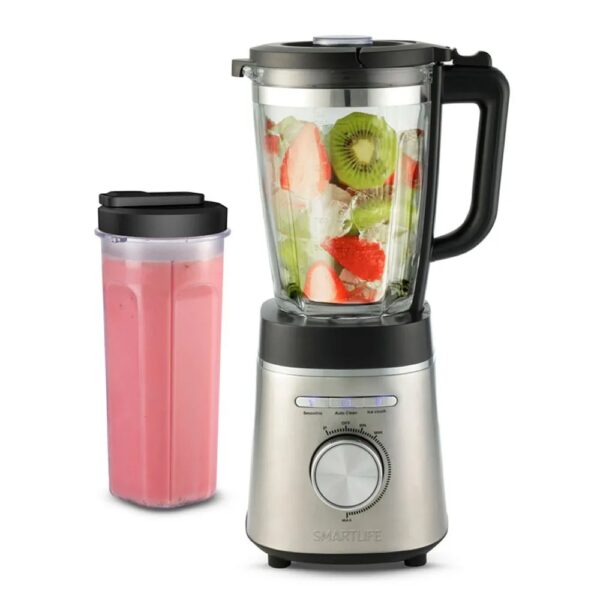 SMARTLIFE LICUADORA CON VASO Mix & Go 1,75LTS JARRA DE VIDRIO PICA HIELO 1000W SL-BL1402PN - Imagen 11