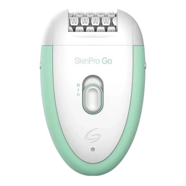 GAMA DEPILADORA SKIN PRO GO 2 ZONA SENSIBLE CABEZALES AFEITA COLOR BLANCO Y VERDE - Imagen 6