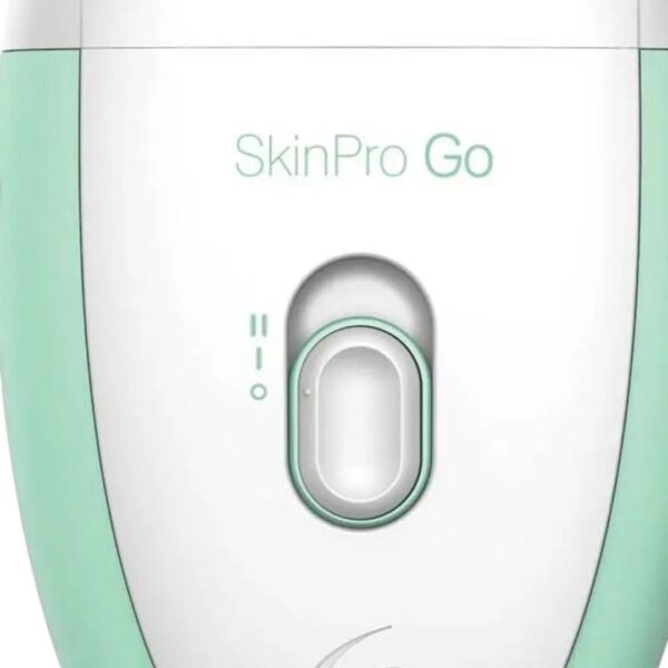GAMA DEPILADORA SKIN PRO GO 2 ZONA SENSIBLE CABEZALES AFEITA COLOR BLANCO Y VERDE - Imagen 7
