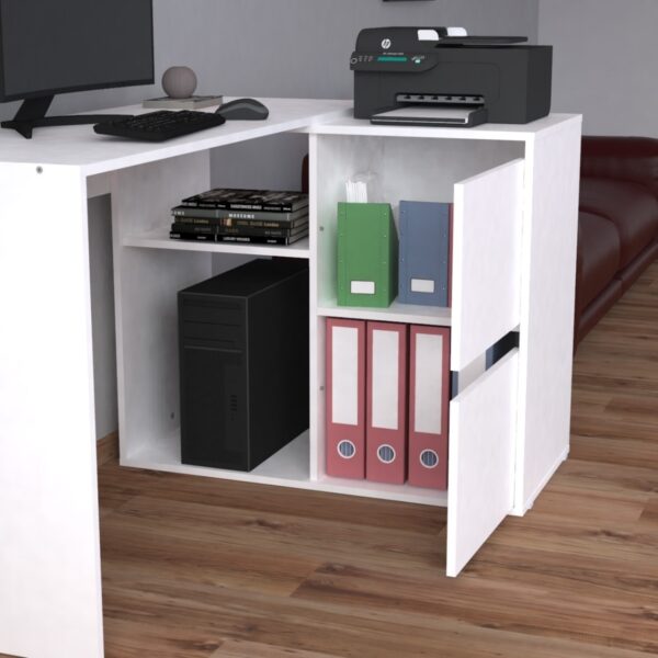 DIELFE ESCRITORIO MODULAR 3 EN 1 BLANCO - Imagen 4