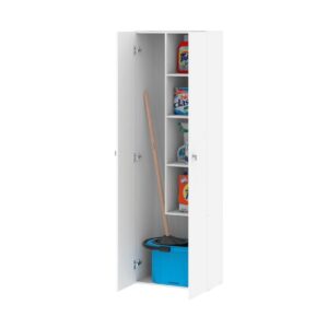 DIELFE ESCOBERO 2 PUERTAS GRANDE CON 4 ESTANTES