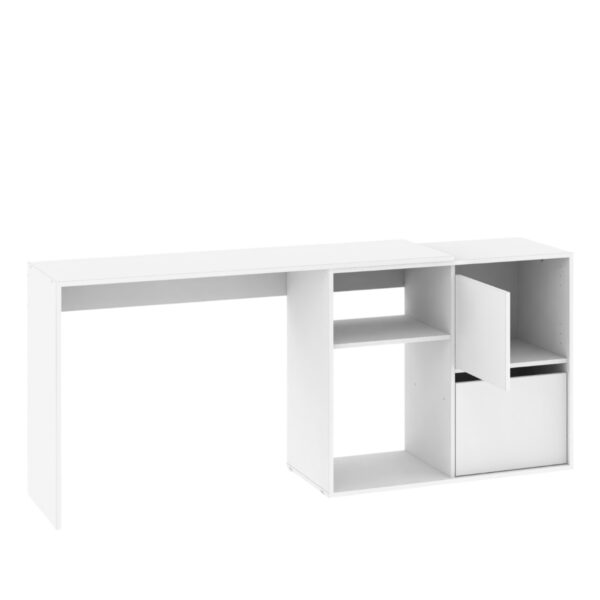 DIELFE ESCRITORIO MODULAR 3 EN 1 BLANCO - Imagen 3
