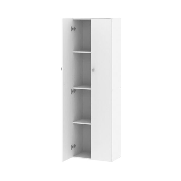 DIELFE DESPENSERO DE 2 PUERTAS GRANDE 4 ESTANTES BLANCO - Imagen 2