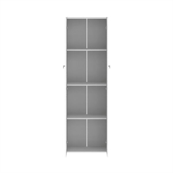 DIELFE DESPENSERO DE 2 PUERTAS GRANDE 4 ESTANTES BLANCO - Imagen 4