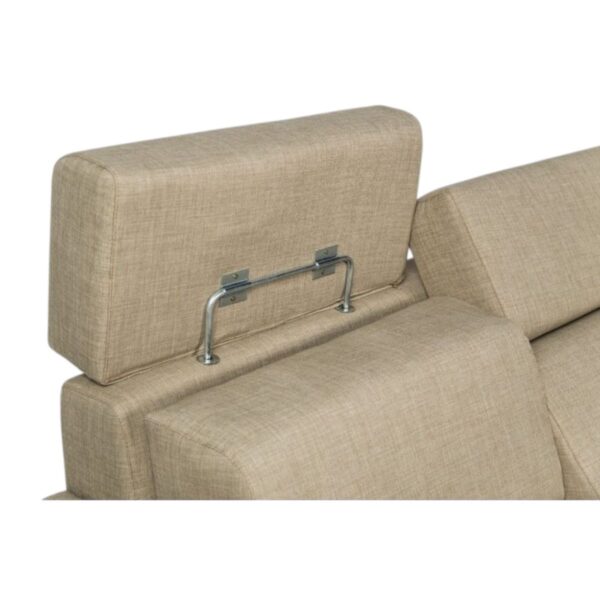 SILLON LOTUS CHAISE LONG RETRACTIL ESTRUCTURA MADERA MACIZA - Imagen 3