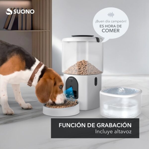 SUONO COMEDOR Y BEBEDERO PETS WIFI Y CÁMARA - Imagen 7