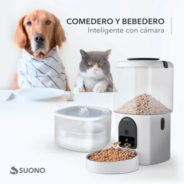 SUONO COMEDOR Y BEBEDERO PETS WIFI Y CÁMARA - Imagen 8