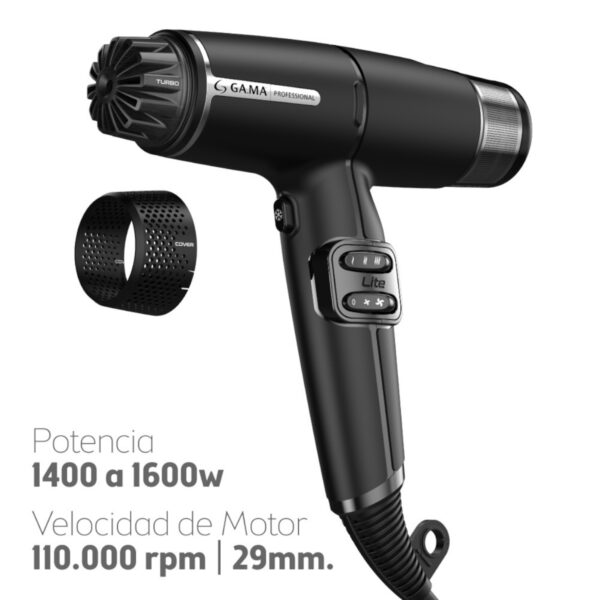 SECADOR GAMA ITALY IQ LITE - NEGRO - Imagen 2