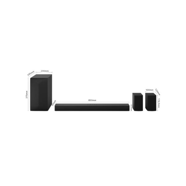 LG BARRA DE SONIDO INTELIGENTE S60TR 440W 5.1CH - Imagen 2