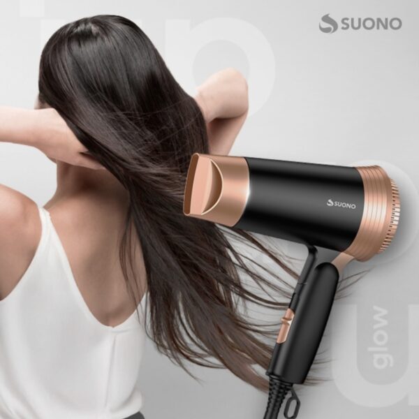 SUONO SECADOR DE PELO PLEGABLE NEGRO - Imagen 6