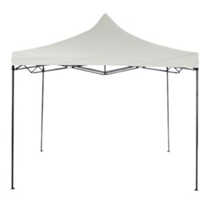 GAZEBO PLEGABLE 3x3 MT CAÑO ACERO OXFORD BLANCO AUTOARMABLE LAURY