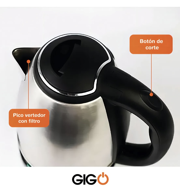 GIGO PAVA ELECTRICA CON CORTE PARA MATE 1.8 LTS - Imagen 5