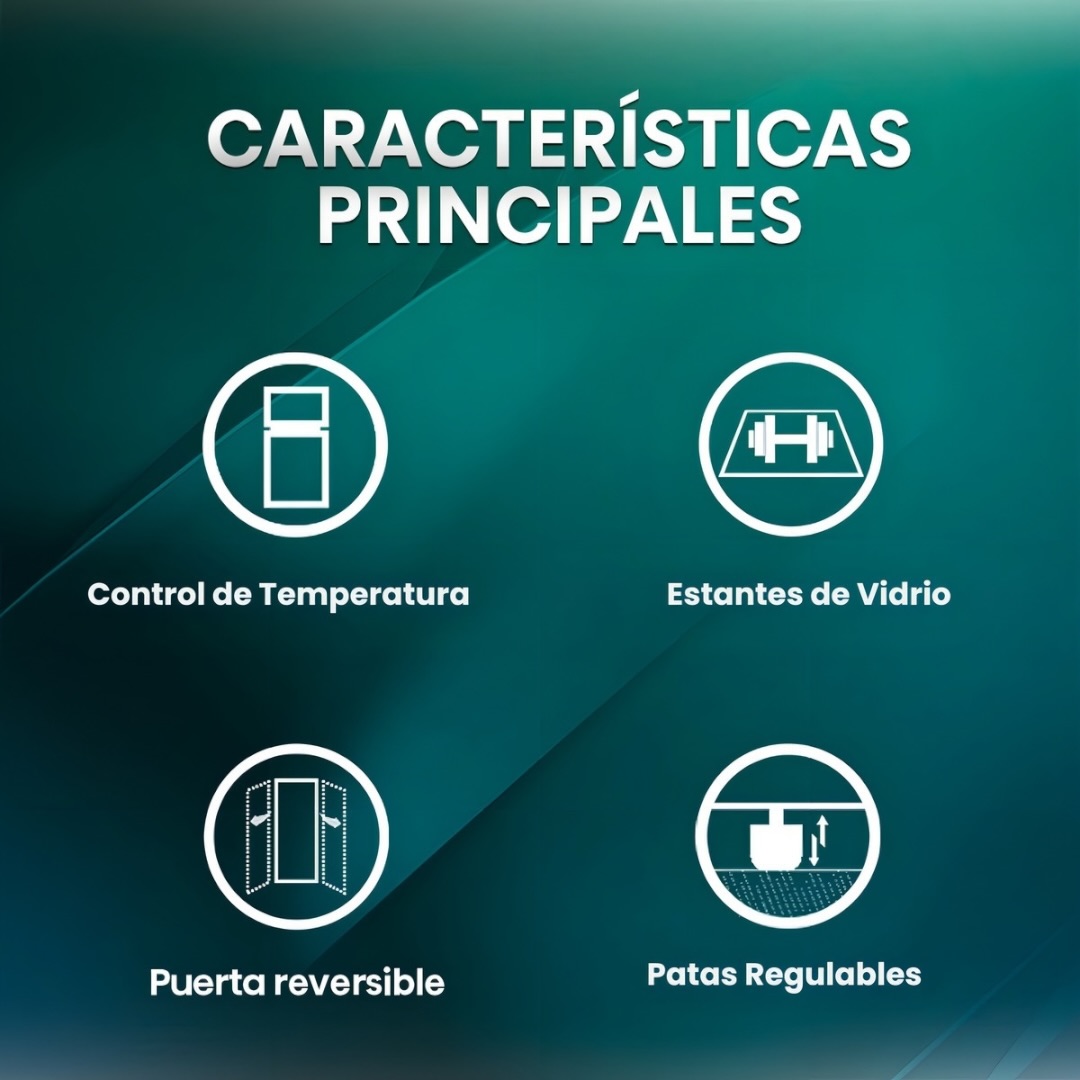 HISENSE HELADERA CON FREEZER CÍCLICA RT1N240NED1 240L - Imagen 3