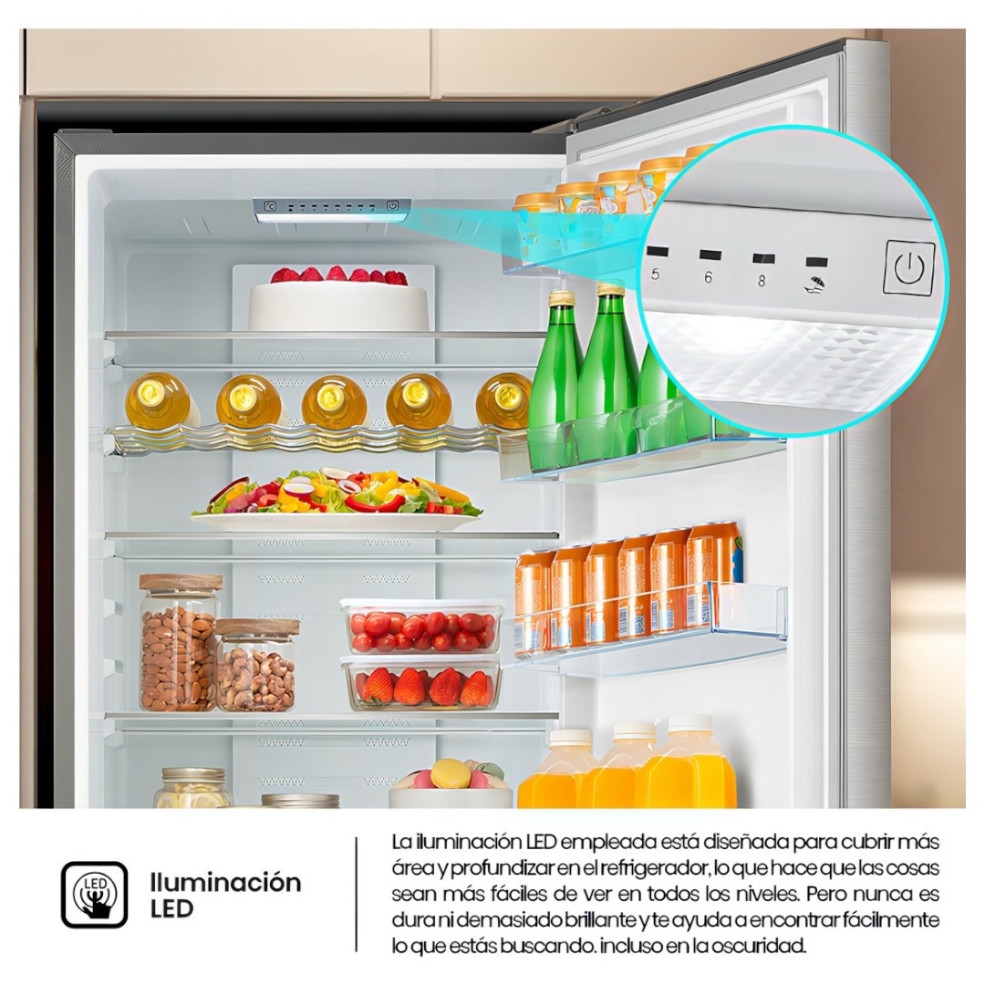 HISENSE HELADERA CON FREEZER CÍCLICA RT1N240NED1 240L - Imagen 9