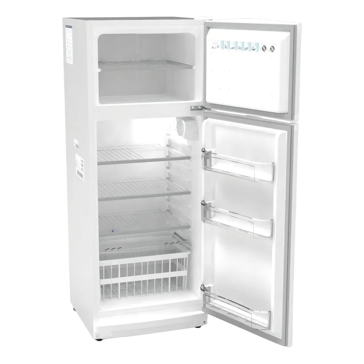 HELADERA CÍCLICA BAMBI 2f-1200b 239L BLANCA CON FREEZER - Imagen 2