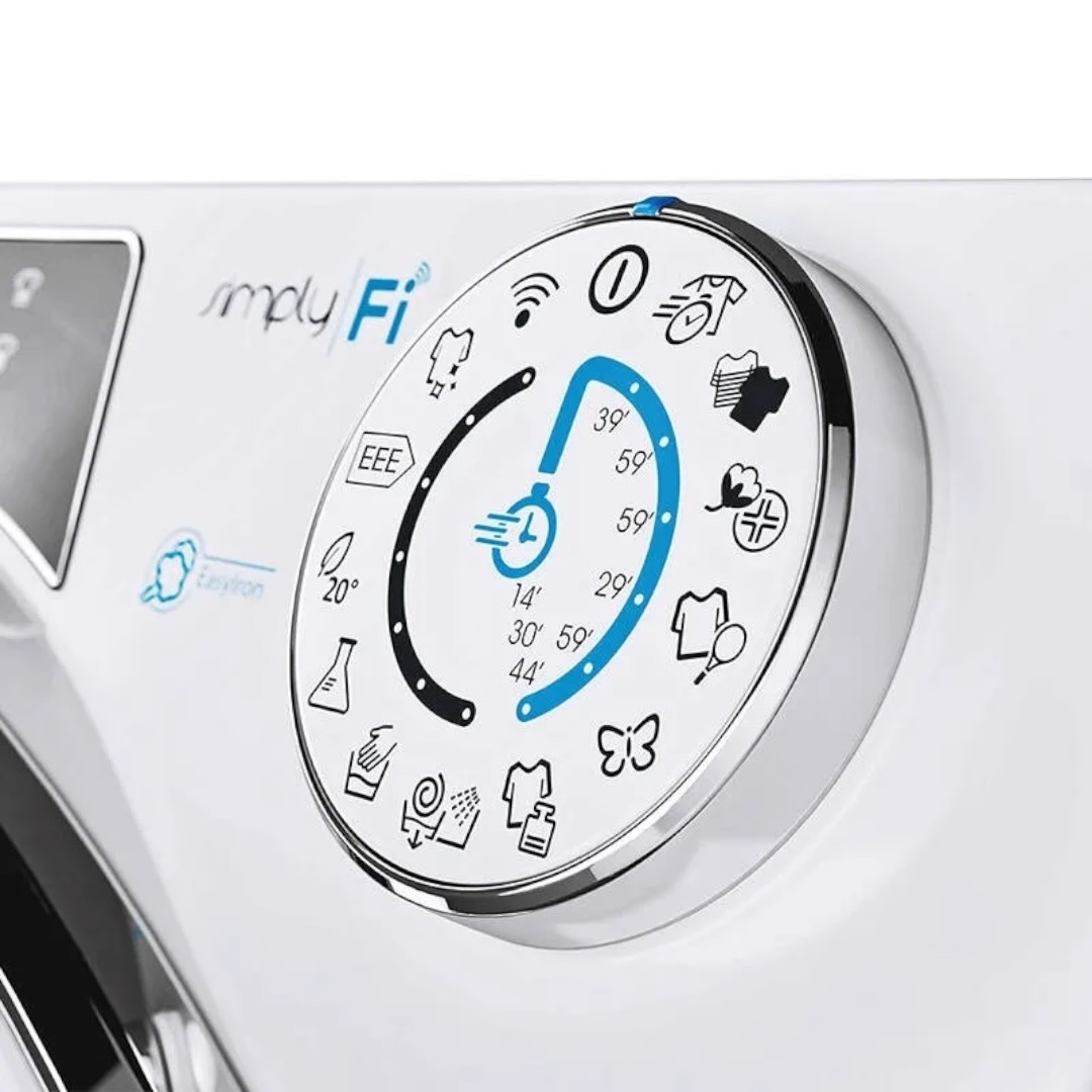 LAVARROPAS AUTOMÁTICO CANDY INVERTER 9KG RO1696DWH7 BLANCO - Imagen 3