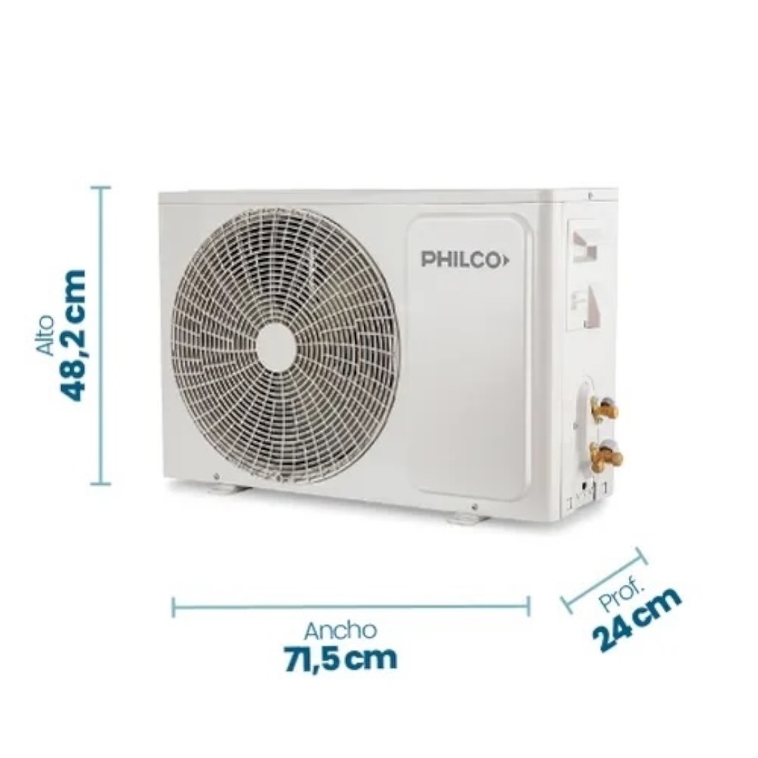 AIRE ACONDICIONADO PHILCO SPLIT ON/OFF 3400W F/C - Imagen 6