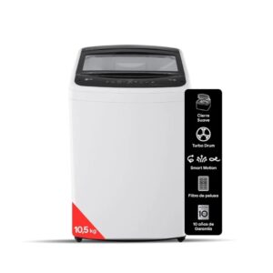 LAVARROPAS LG CARGA SUPERIOR 10.5KG INVERTER WT11WVTB SMART MOTION