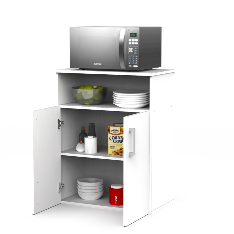 MUEBLE PARA MICROONDAS 2 ESTANTES 2 PUERTAS AXM060 - Imagen 4