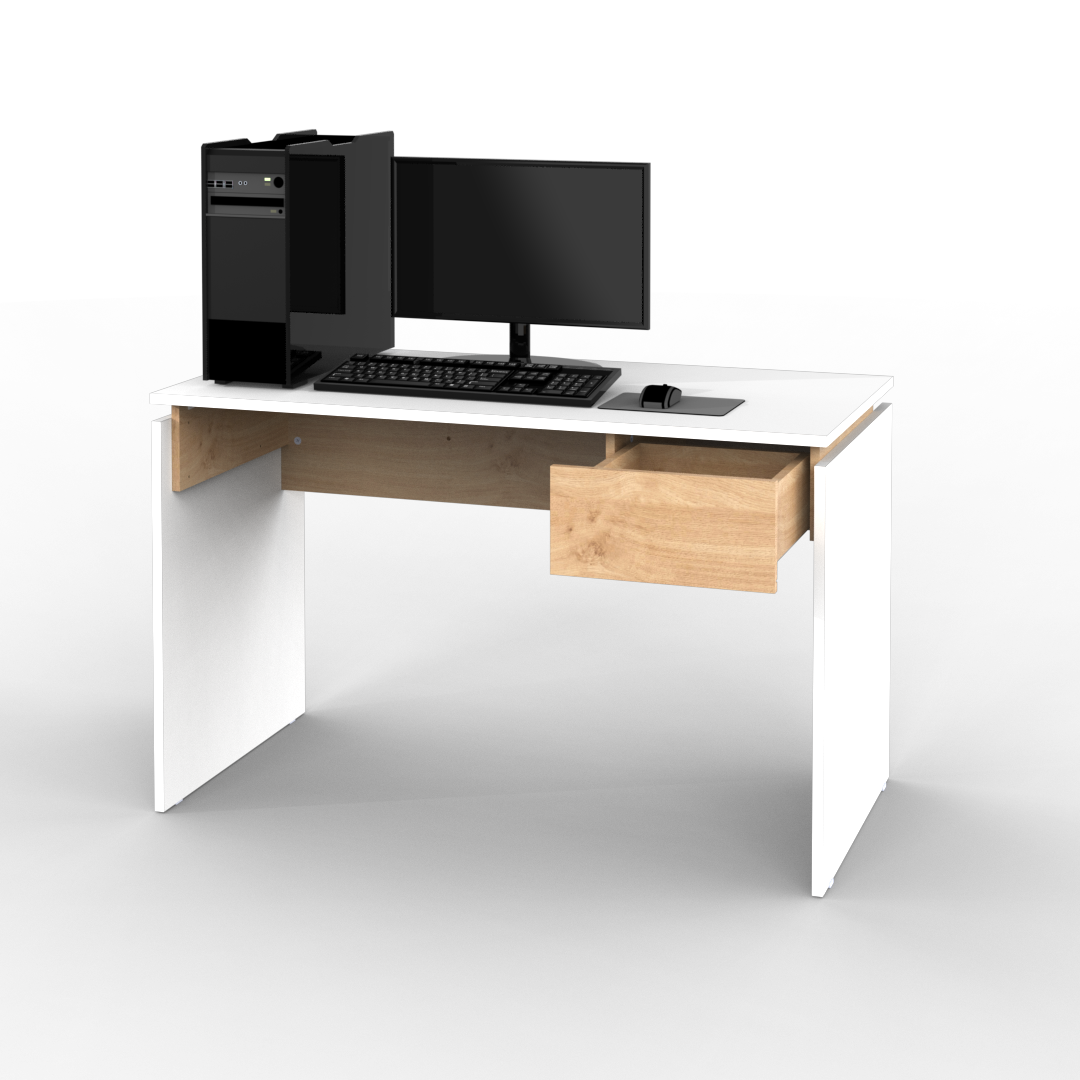 ESCRITORIO CLASICO 1 CAJON BZC120 - Imagen 4