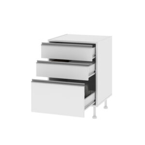 BAJO CAJONERO MODULAR PERFIL ALUMINIO 60CM CMBC60