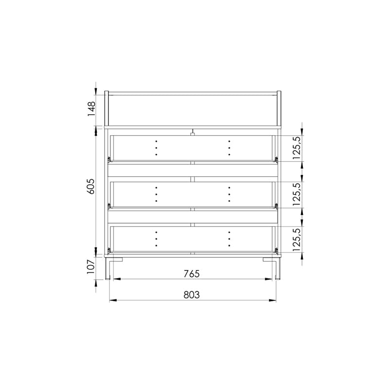 COMODA OSLO C0S070 - Imagen 3