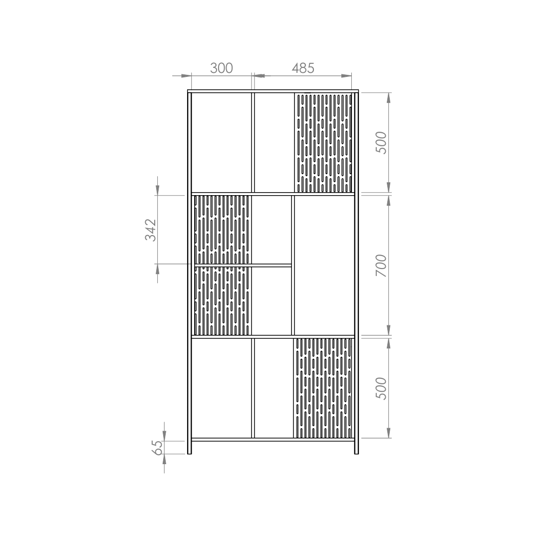 ESTANTERIA BERLIN EB180 - Imagen 5