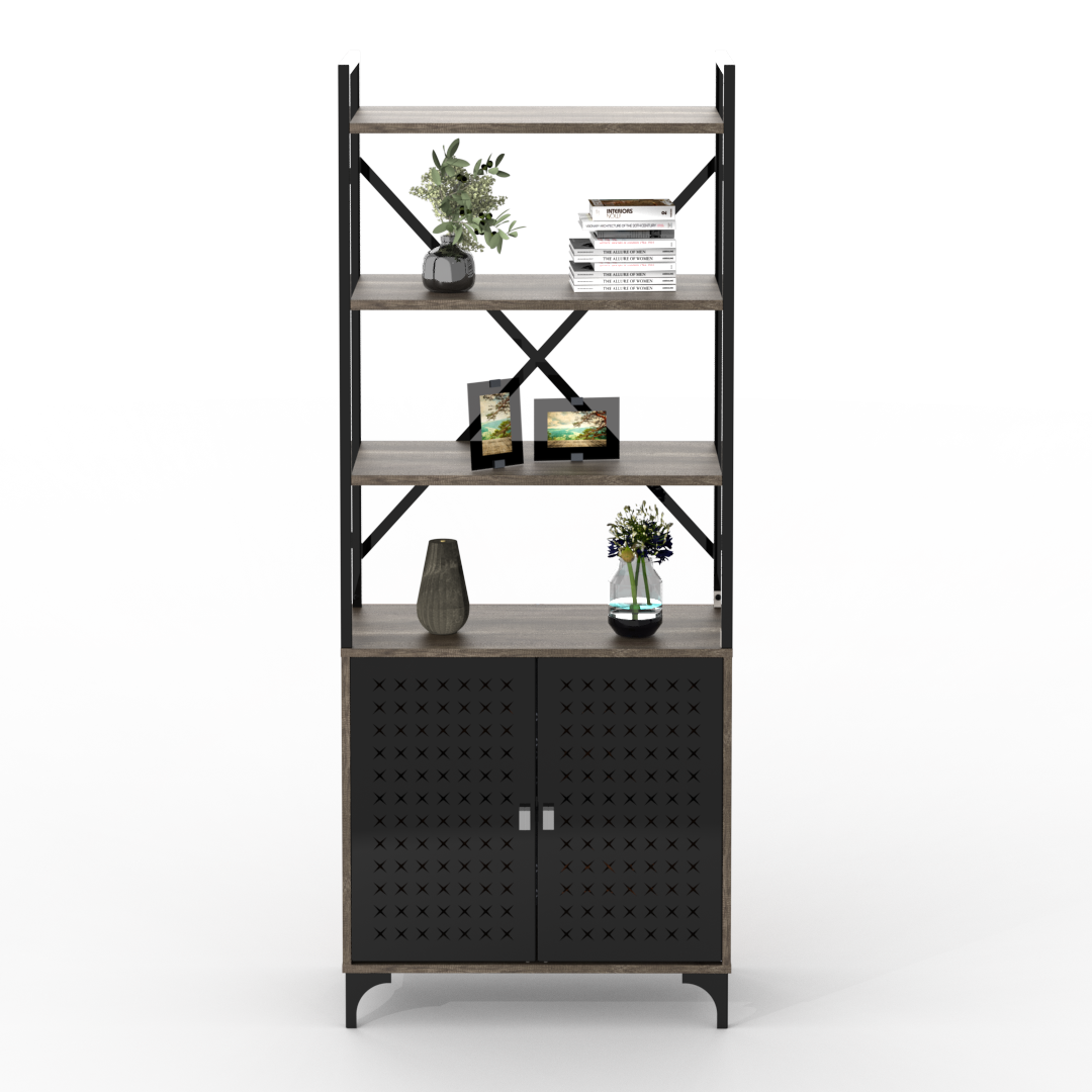 ESTANTERIA SOHO 2 PUERTAS 70CM ESS070 - Imagen 6