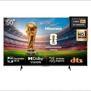 HISENSE SMART TV 50" UHD 4K A6N 50A64N VIDAA