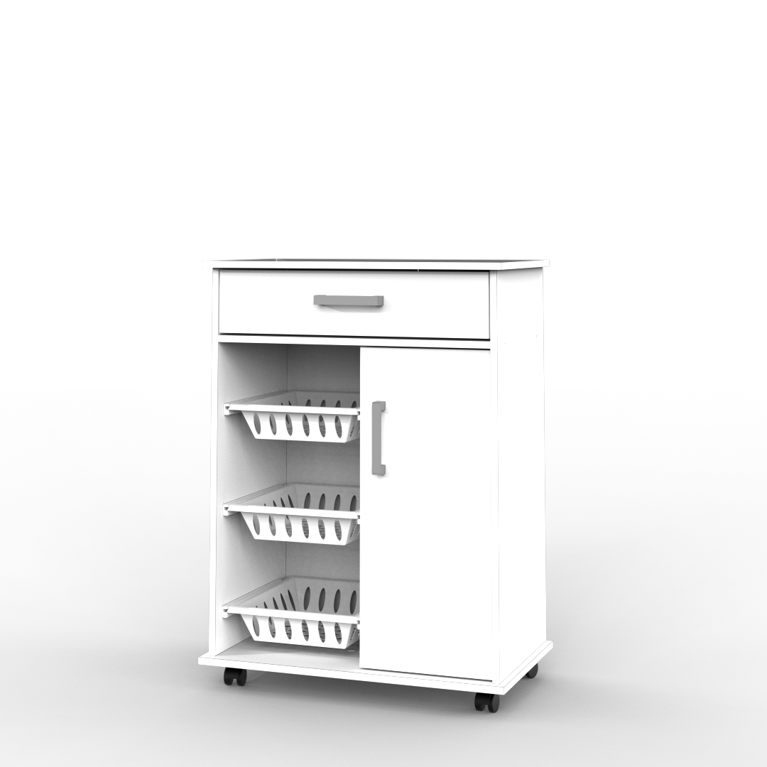 MUEBLE FRUTERO CON PUERTA, ESTANTE Y CAJÓN MFC70