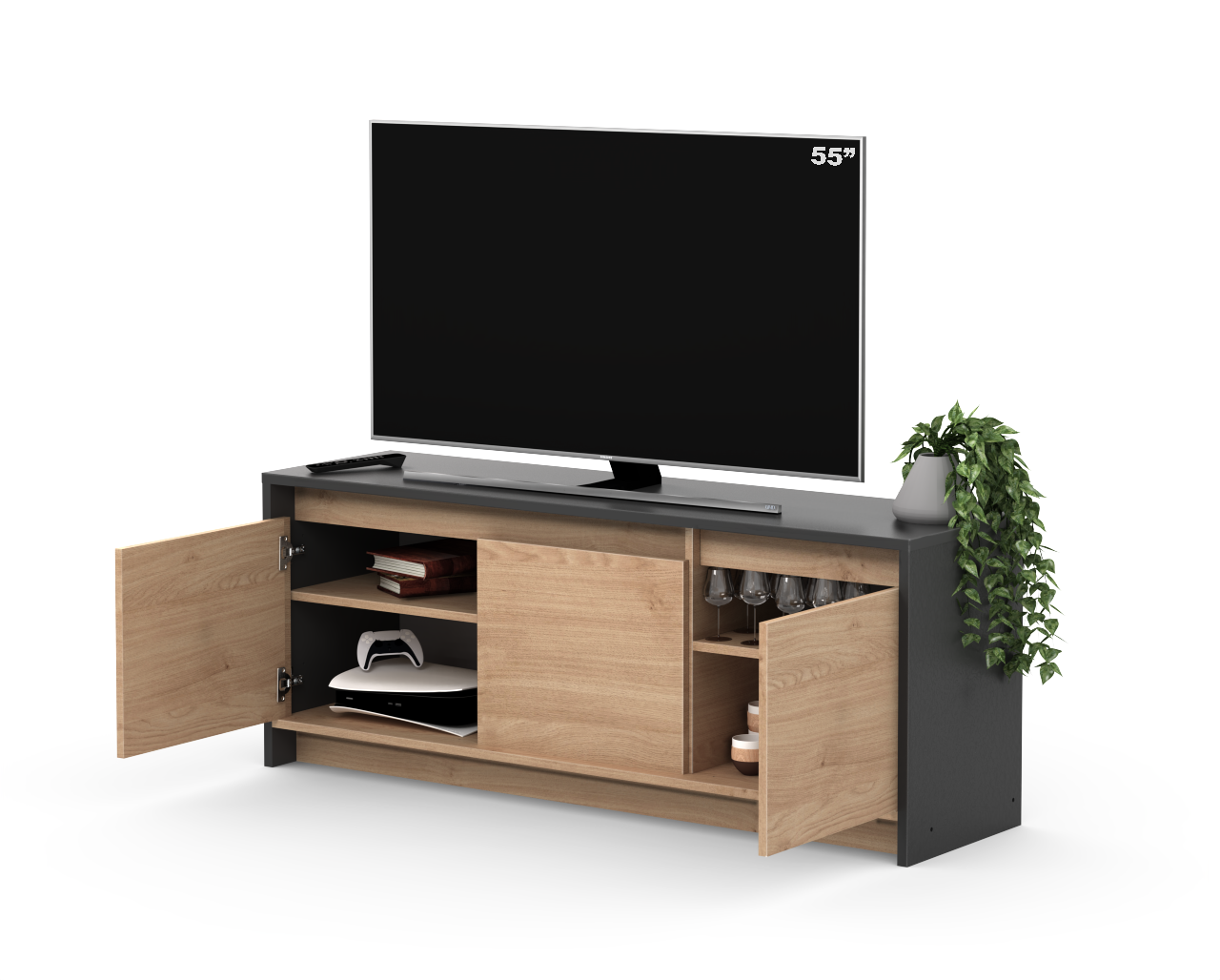 RACK TV NIZA 1.30M RPN130 - Imagen 2