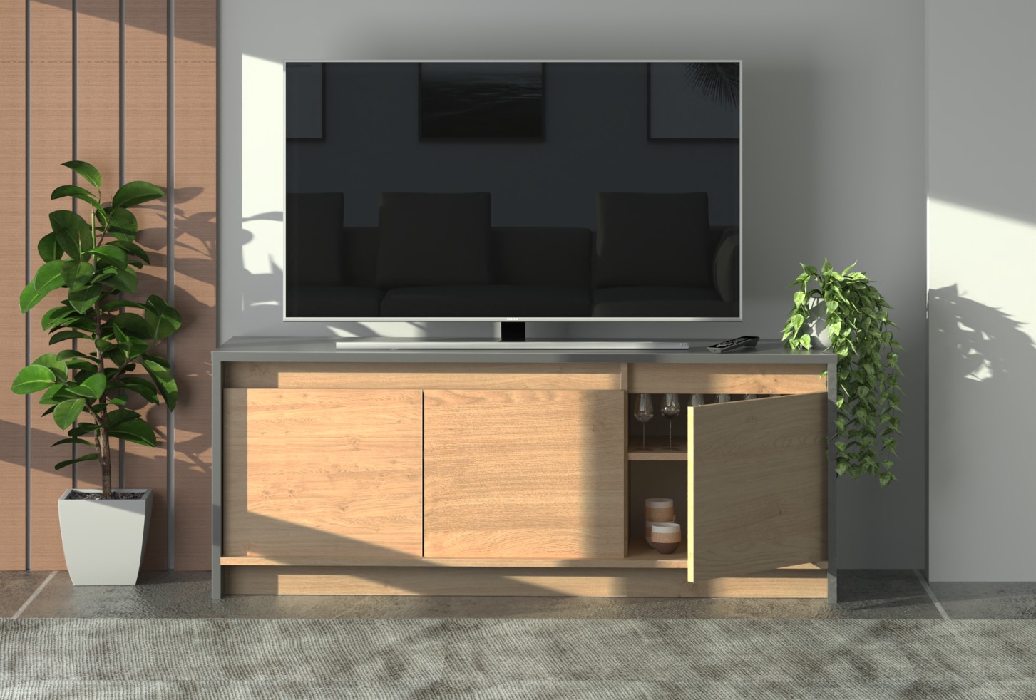 RACK TV NIZA 1.30M RPN130 - Imagen 4