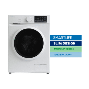 SMARTLIFE LAVARROPAS AUTOMÁTICO 6KG INVERTER SLIM DESIGN