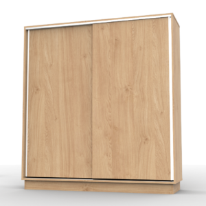 PLACARD 2 PUERTAS CORREDIZAS PE180