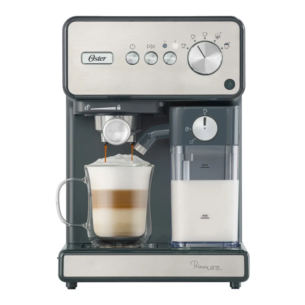 OSTER CAFETERA AUTOMÁTICA ESPRESSO PrimaLatte INOX BVSTEM6604SS - Imagen 2