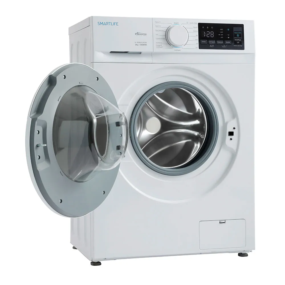SMARTLIFE LAVARROPAS AUTOMÁTICO 6KG INVERTER SLIM DESIGN - Imagen 5