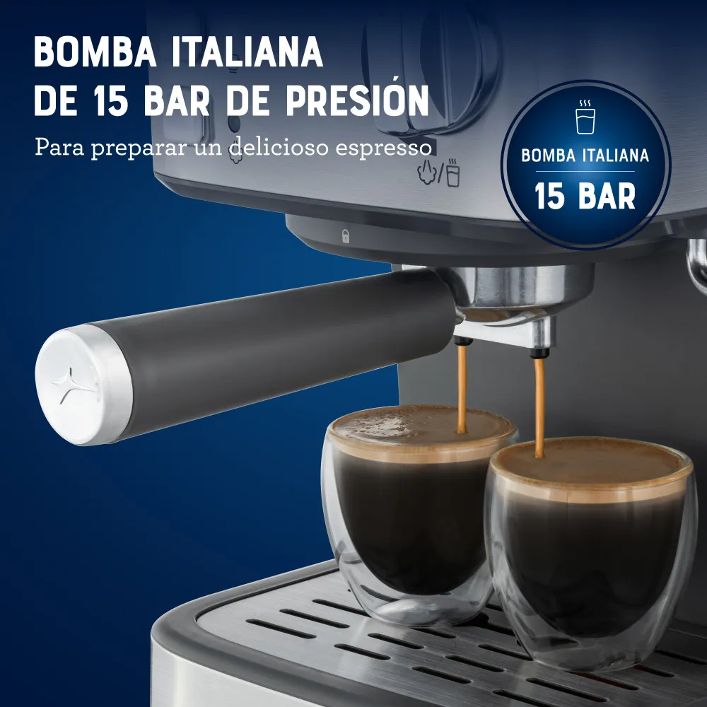 OSTER CAFETERA COMPACTA ESPRESSO15Bar BVSTEM5502 - Imagen 5