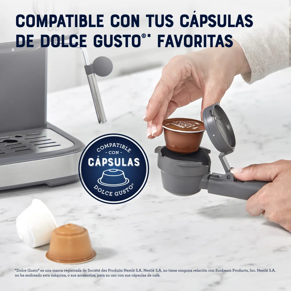 OSTER CAFETERA COMPACTA ESPRESSO15Bar BVSTEM5502 - Imagen 8