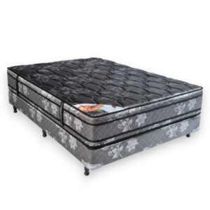 DESEO COLCHON DIAMANTE NEGRO 140X190X30cm