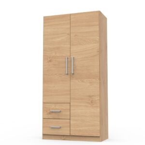 PLACARD 2 PUERTAS DE ABRIR, ESTANTES Y 2 CAJONES PAC090